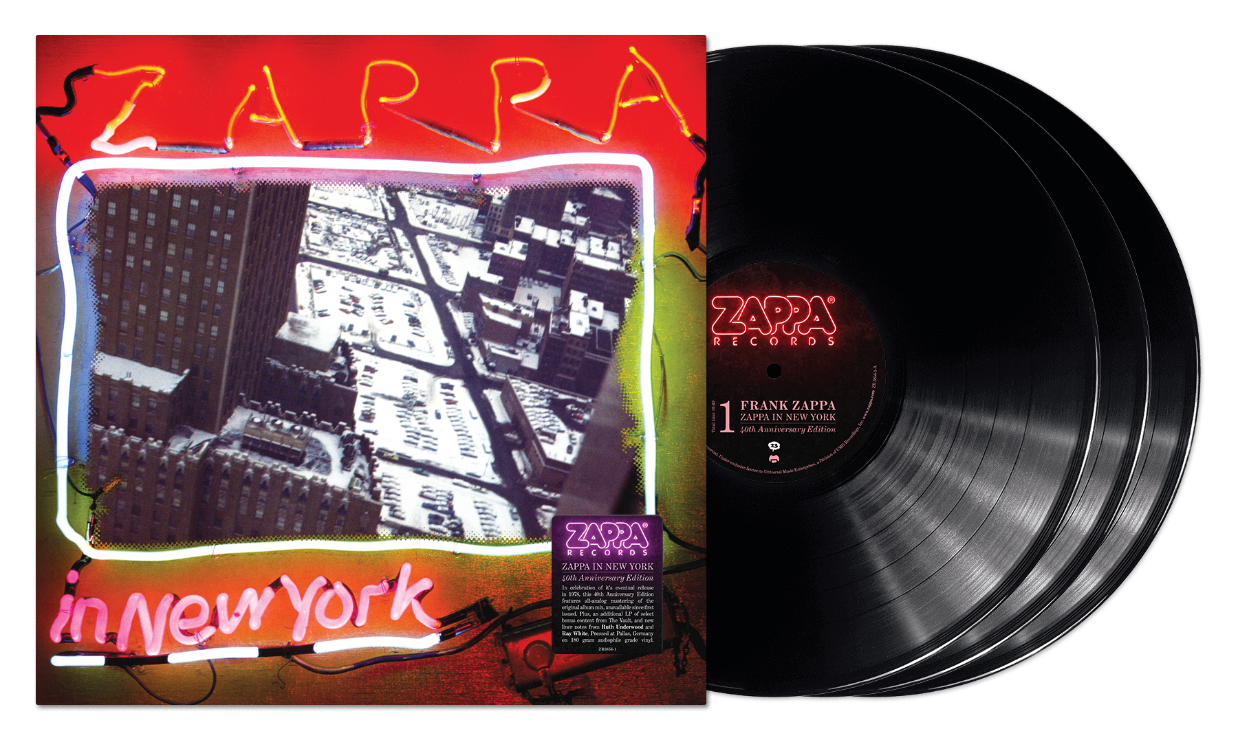 Frank Zappa's Beloved Live Double Album 'Zappa In New York
